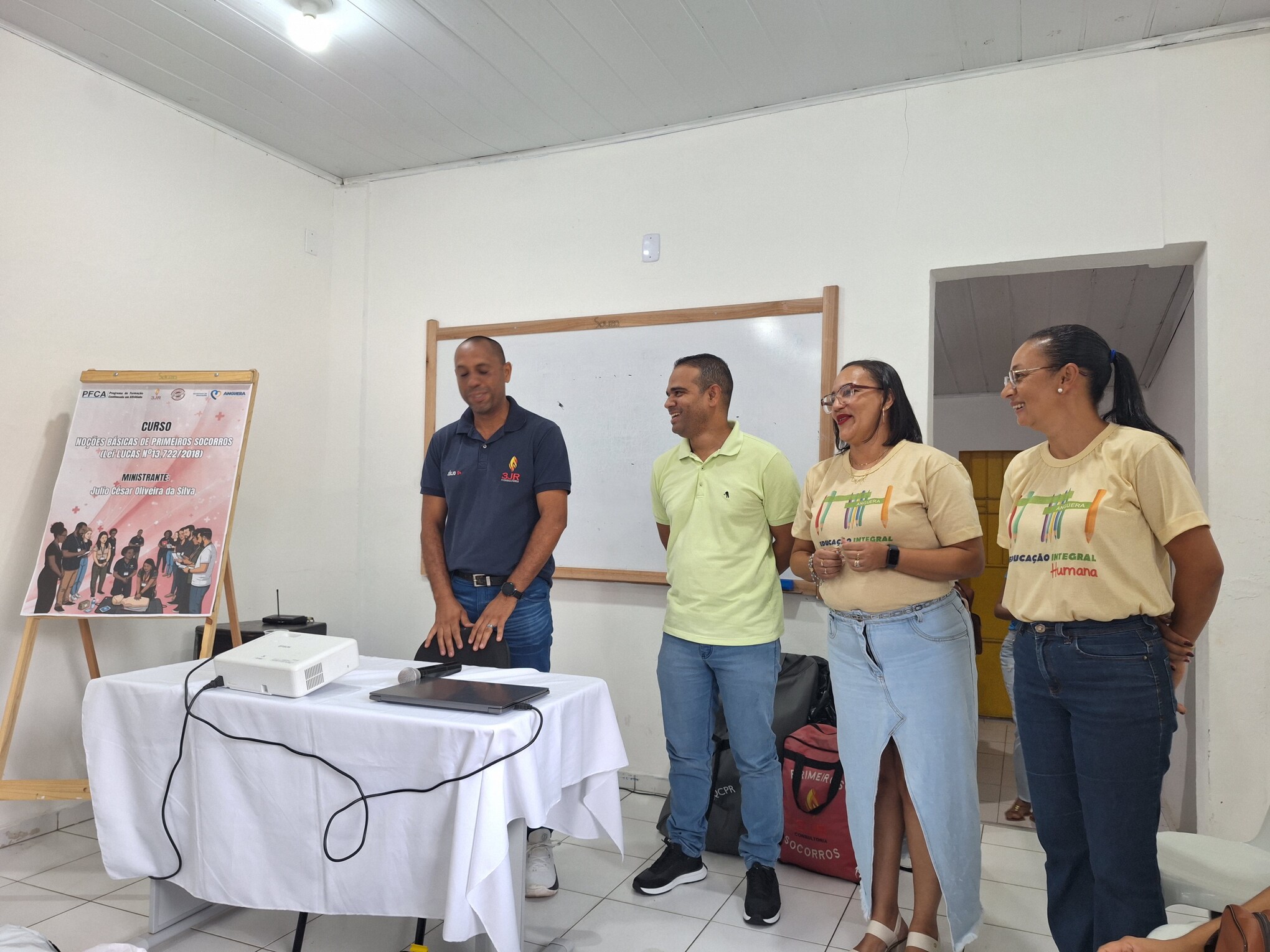 CURSO DE PRIMEIROS SOCORROS - LEI LUCAS