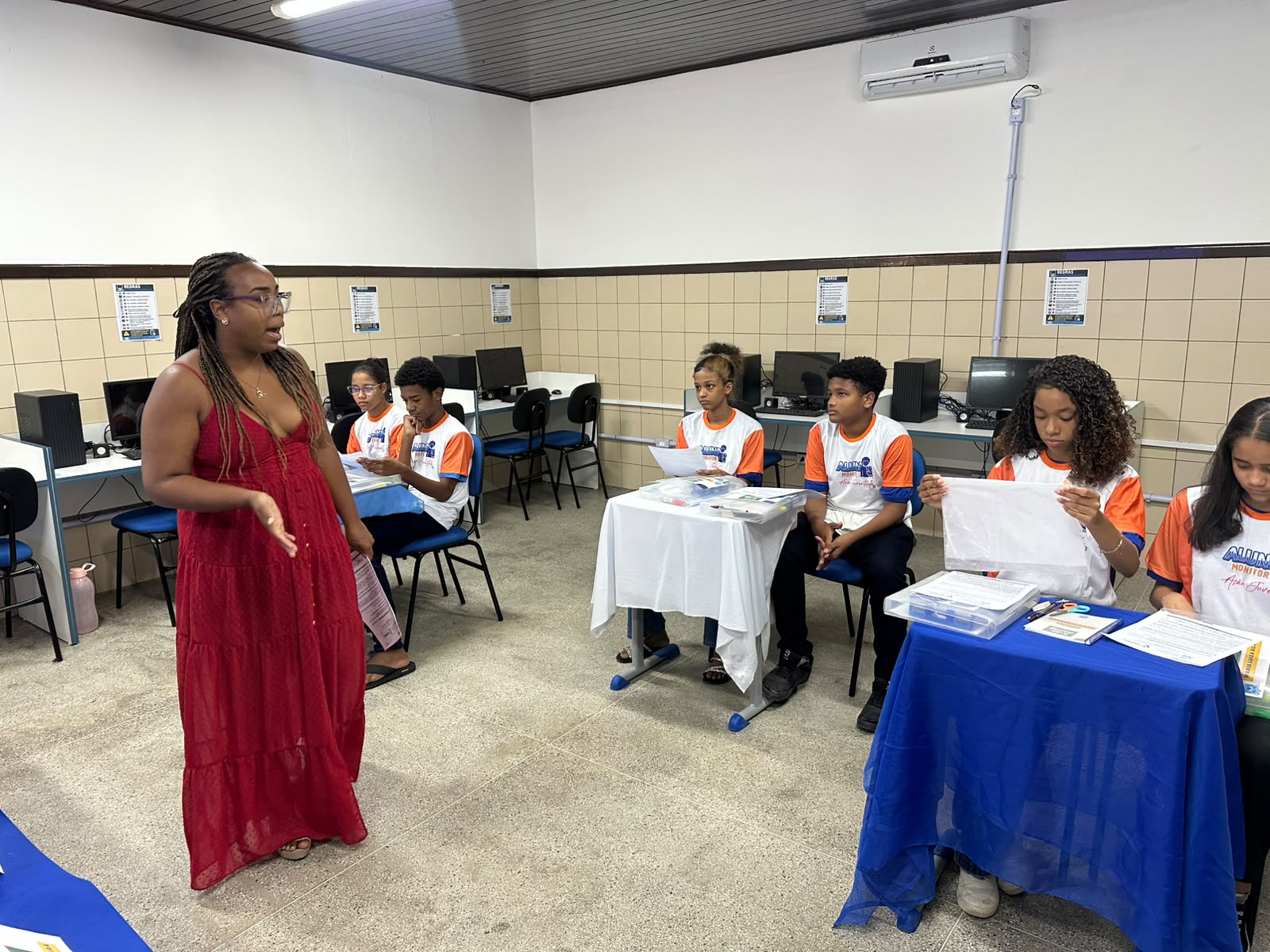  FORMAÇÃO E POSSE DOS ALUNOS MONITORES 2026.