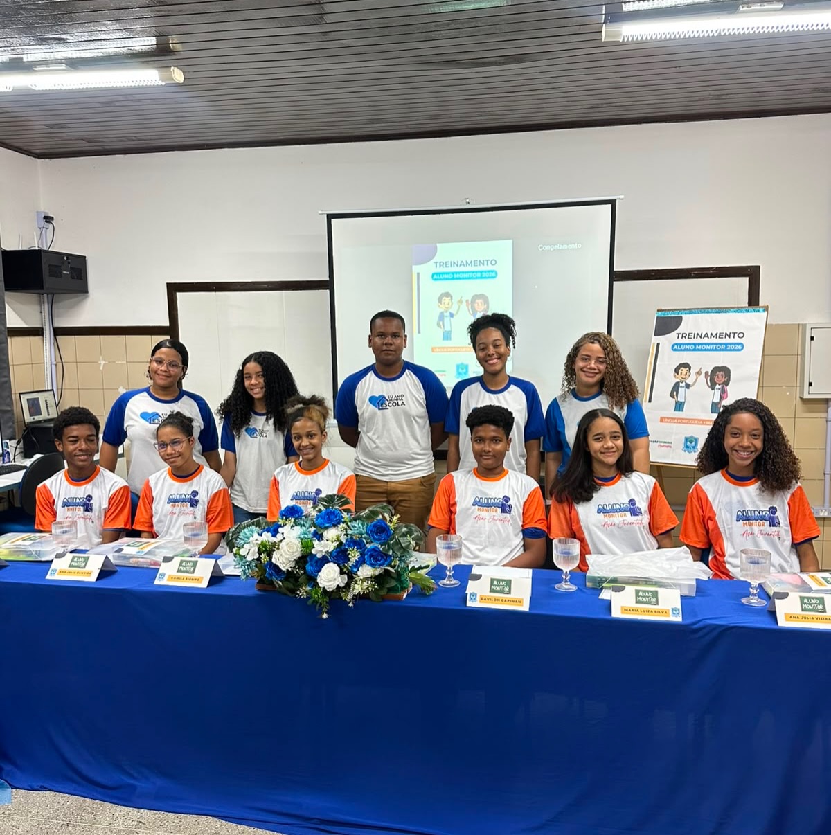  FORMAÇÃO E POSSE DOS ALUNOS MONITORES 2026.