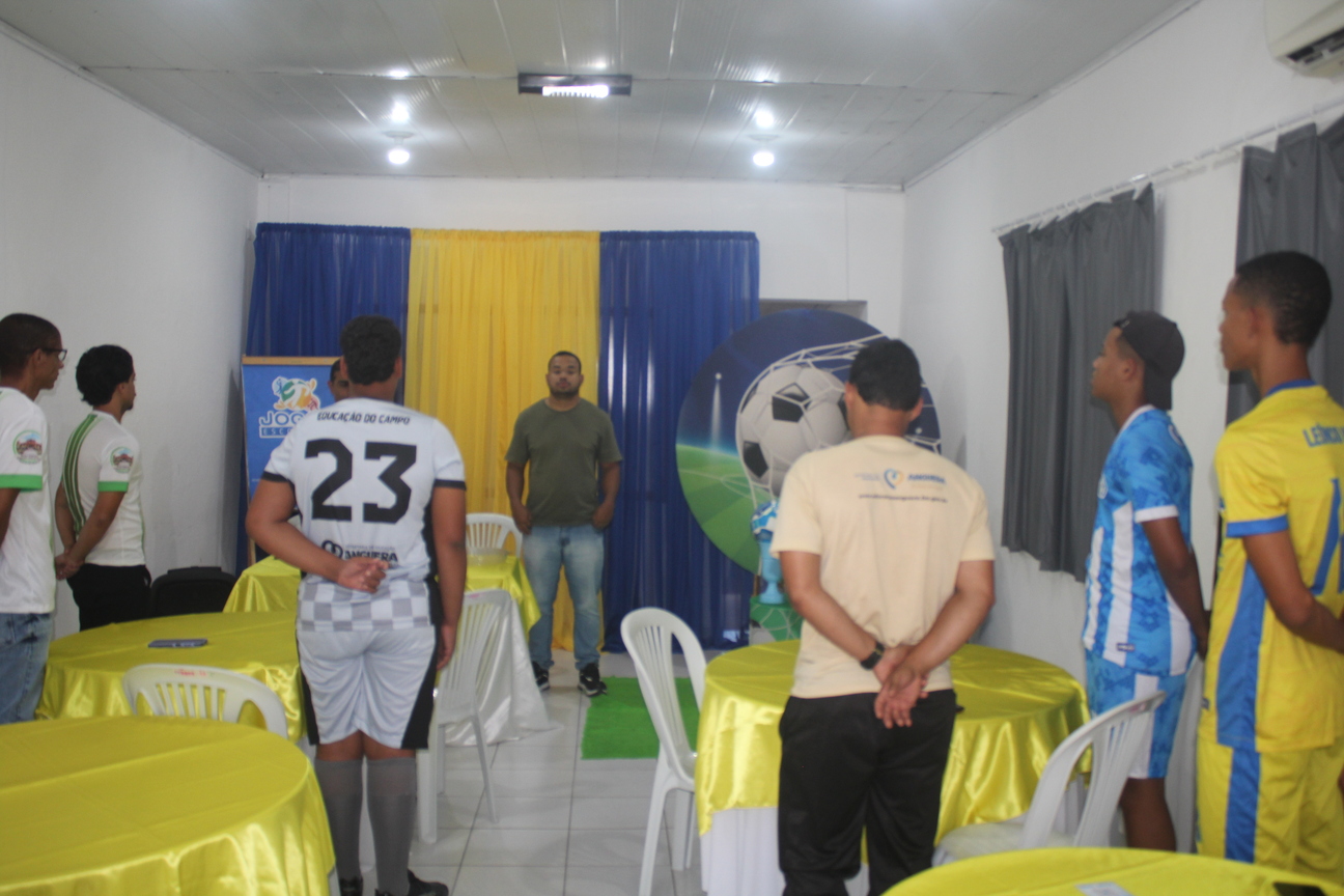 SORTEIO DAS EQUIPES DO JOGOS ESCOLARES