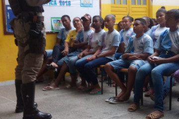 CICLO DE PALESTRAS NA ESCOLA MUNICIPAL LEÔNCIO HORÁCIO DE ALMEIDA