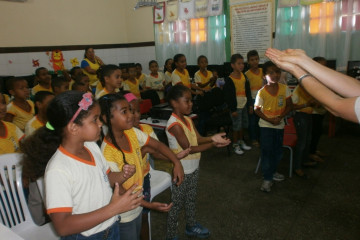 PALESTRA SOBRE VALORES E RESPEITO NA ESCOLA MUNICIPAL ÉRICO SOFIA BRANDÃO