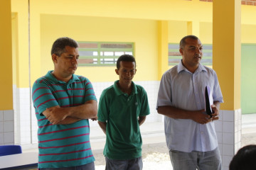 REUNIÃO NA ESCOLA MUNICIPAL MARIA RITA ALVES DE JESUS