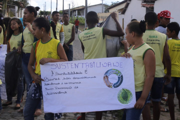 CULMINÂNCIA DO PROJETO SUSTENTÁVEL NA ESCOLA MUNICIPAL MARIA RITA ALVES DE JESUS 