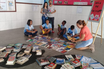 SALA DE LEITURA ITINERANTE – CENTRO EDUCACIONAL PROFESSOR ÁUREO FILHO DE OLIVEIRA