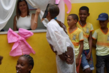  REABERTURA DO PROJETO MALETA DA LEITURA COM APRESENTAÇÕES DE HISTÓRIAS – ESCOLA MUNICIPAL LEÔNCIO HORÁCIO DE ALMEIDA