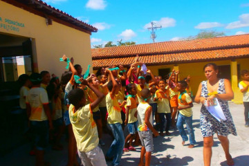 1º DIA DOS JOGOS PEDAGÓGICOS NA ESCOLA MUNICIPAL ÉRICO SOFIA BRANDÃO