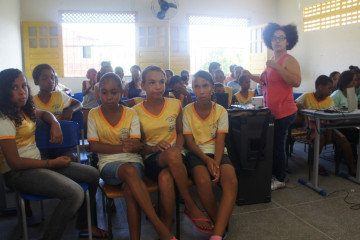 CONFERÊNCIA DO MEIO AMBIENTE NA ESCOLA LEÔNCIO HORÁCIO DE ALMEIDA