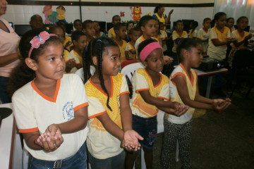 PALESTRA COM IRMÃO JOEL NA ESCOLA MUNICIPAL LEÔNCIO HORÁCIO DE ALMEIDA