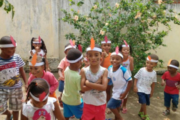 COMEMORAÇÃO DO DIA DO ÍNDIO NAS ESCOLAS DO NÚCLEO A