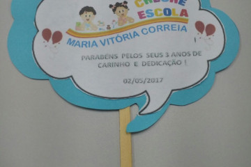 COMEMORAÇÃO DOS 3 ANOS DA CRECHE-ESCOLA MARIA VITÓRIA CORREIA 