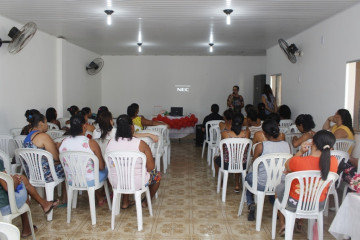 PALESTRA EDUCATIVA SOBRE SAÚDE DA MULHER PARA AS MÃES DA CRECHE-ESCOLA MARIA VITÓRIA CORREIA