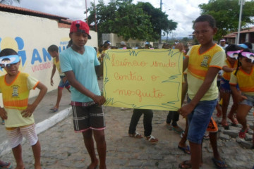 COMBATE AO MOSQUITO AEDES AEGYPTI na Escola Leôncio Horácio de Almeida