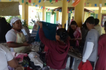 II EDIÇÃO DO BAZAR SUSTENTÁVEL REALIZADO NA ESCOLA MARIA RITA ALVES DE JESUS