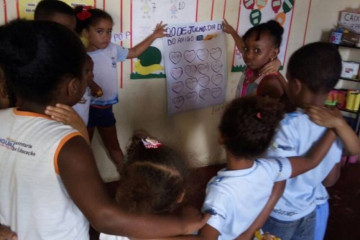 TURMAS DA EDUCAÇÃO INFANTIL COMEMORAM O DIA DO AMIGO NAS ESCOLAS DO NÚCLEO A