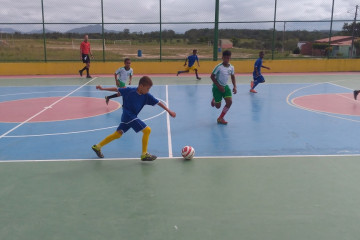 SEMIFINAL DO JOGOS ESCOLARES MODALIDADE FUTEBOL DE SALÃO - NÚCLEO B X NÚCLEO C