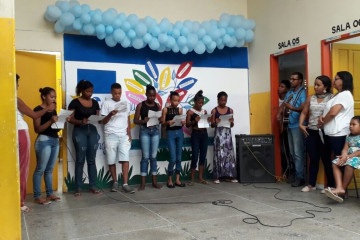 CULMINÂNCIA DO PROJETO “RESGATANDO VALORES ATRAVÉS DO LETRAMENTO" NA ESCOLA MUNICIPAL LEÔNCIO HORÁCIO DE ALMEIDA