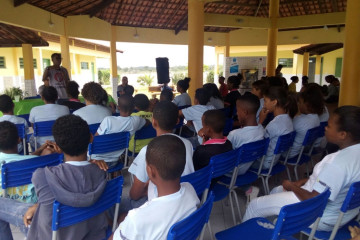 CAMPANHA "PREVENÇÃO E ORIENTAÇÃO CONTRA AS DROGAS” REALIZADA PELO CONSELHO TUTELAR EM PARCERIA COM AS ESCOLAS MUNICIPAIS – PALESTRA NA ESCOLA MARIA RITA ALVES DE JESUS