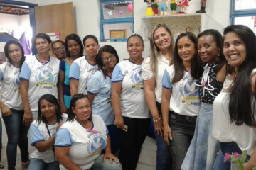 CÍRCULO DE FORMAÇÃO - PSICOMOTRICIDADE NA SALA DE AULA REALIZADO NA CRECHE-ESCOLA MARIA VITÓRIA CORREIA