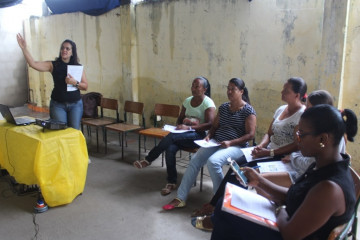 FORMAÇÃO COM MERENDEIRAS DAS ESCOLAS DO NÚCLEO C 