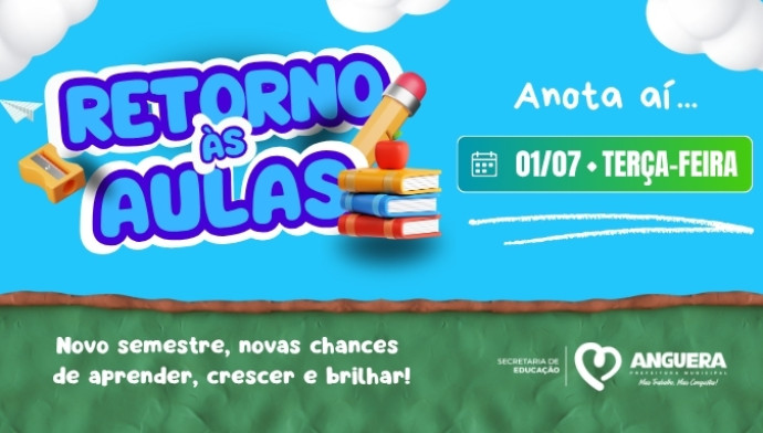 RETORNO ÀS AULAS - 2º SEMESTRE